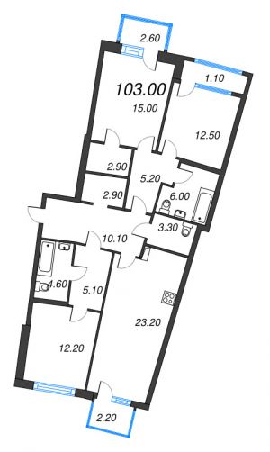 планировка, фото №1