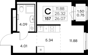 планировка, фото №1