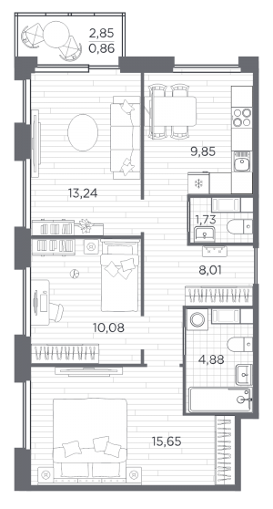 планировка, фото №1