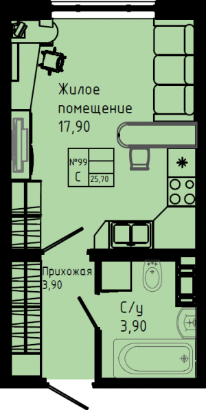 планировка, фото №1
