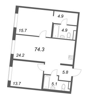 планировка, фото №1