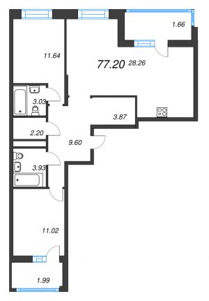 планировка, фото №1