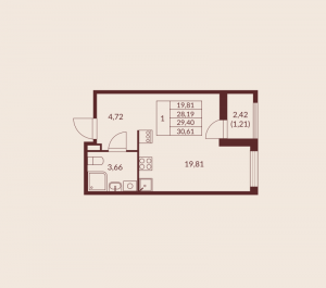 планировка, фото №1