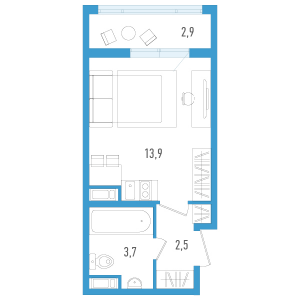 планировка, фото №1