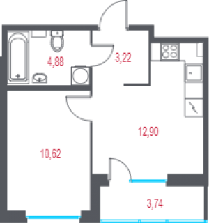 планировка, фото №1