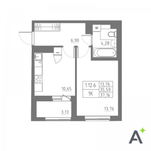 планировка, фото №1