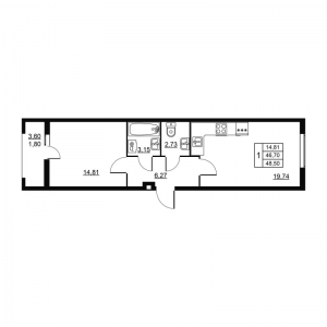 планировка, фото №1