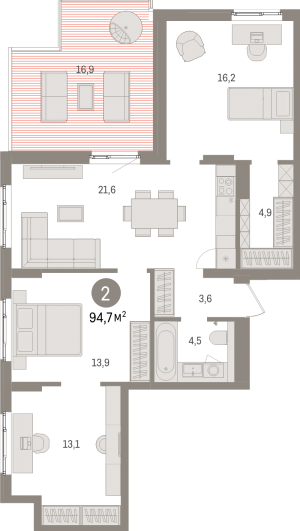 планировка, фото №1