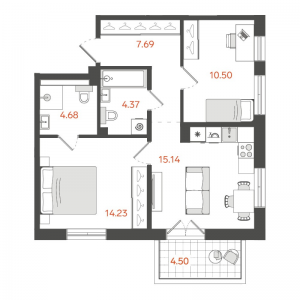 планировка, фото №1