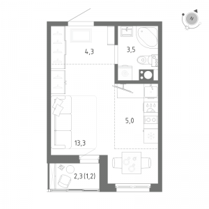 планировка, фото №1