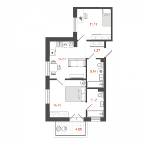 планировка, фото №1