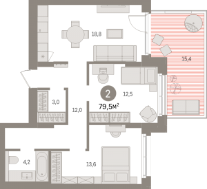 планировка, фото №1