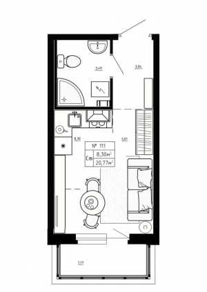 планировка, фото №1
