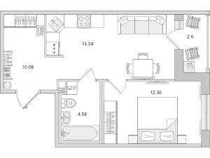 планировка, фото №1