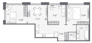 планировка, фото №1