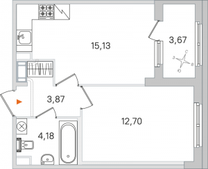 планировка, фото №1