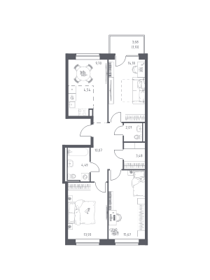 планировка, фото №1