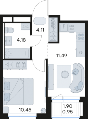 планировка, фото №1