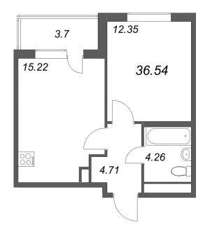 планировка, фото №1