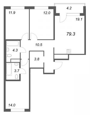 планировка, фото №1