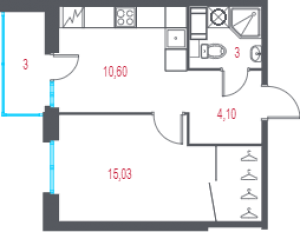 планировка, фото №1