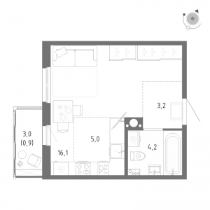 планировка, фото №1