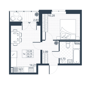 планировка, фото №1