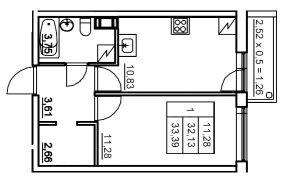 планировка, фото №1