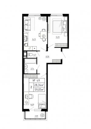 планировка, фото №1