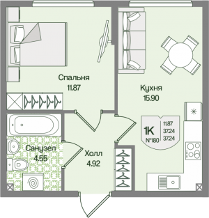 планировка, фото №1