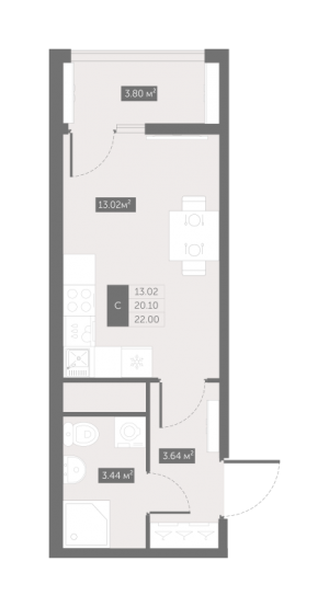 планировка, фото №1