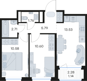 планировка, фото №1