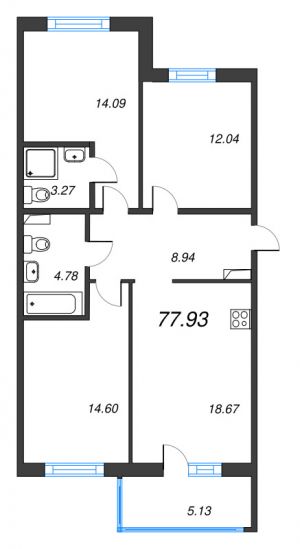 планировка, фото №1