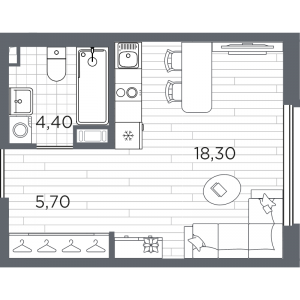 планировка, фото №1