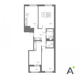 планировка, фото №1