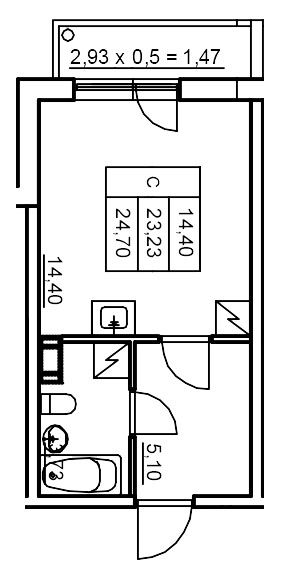планировка, фото №1