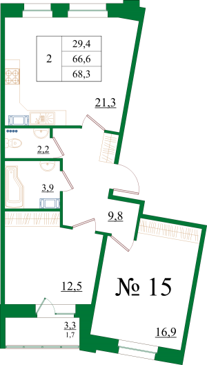 планировка, фото №1