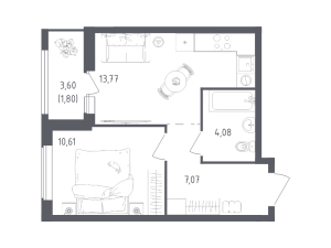 планировка, фото №1