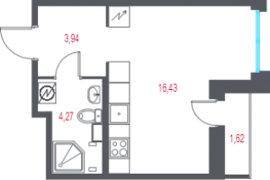 планировка, фото №1