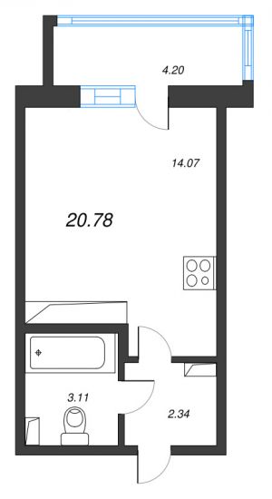 планировка, фото №1