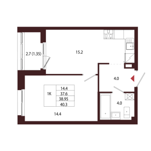 планировка, фото №1