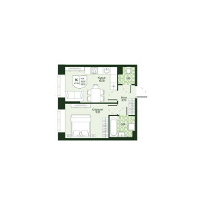 планировка, фото №1