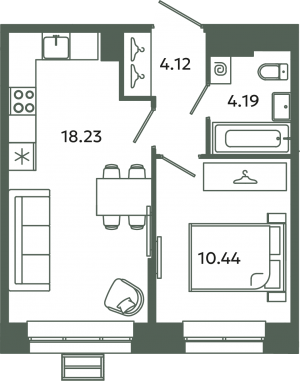 планировка, фото №1