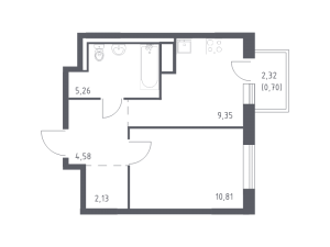 планировка, фото №1