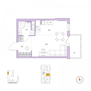 планировка, фото №1