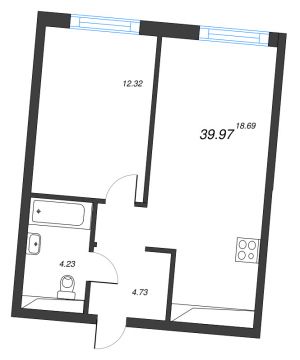 планировка, фото №1