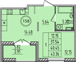 планировка, фото №1