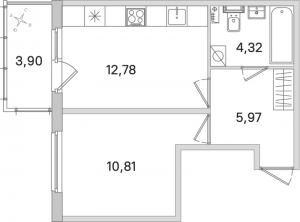 планировка, фото №1