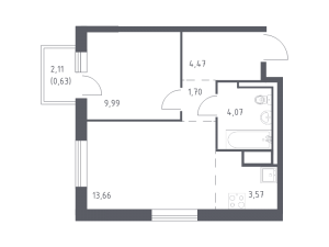 планировка, фото №1