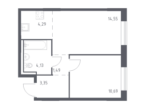 планировка, фото №1